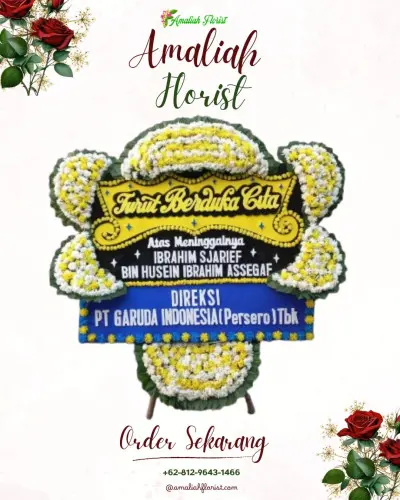 Papan Bunga Duka di Sukamaju