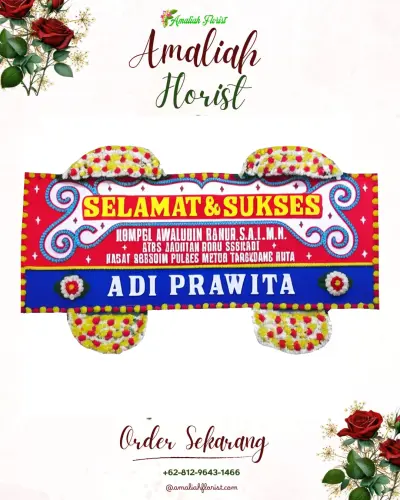 Karangan Bunga Ucapan Selamat di Sukamaju